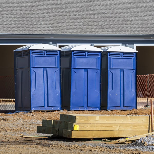 how do i determine the correct number of porta potties necessary for my event in Henderson MI